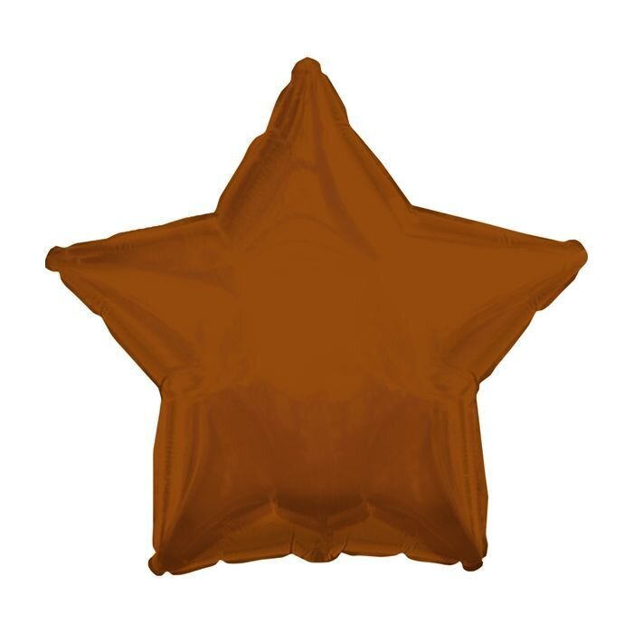 Brown metallic star