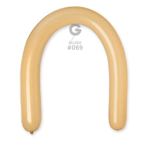D6: #069 3in Gemar Standard Blush Latex Balloons - 50 pieces
