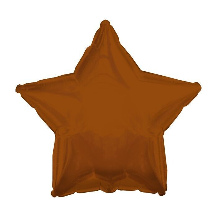 Brown metallic star