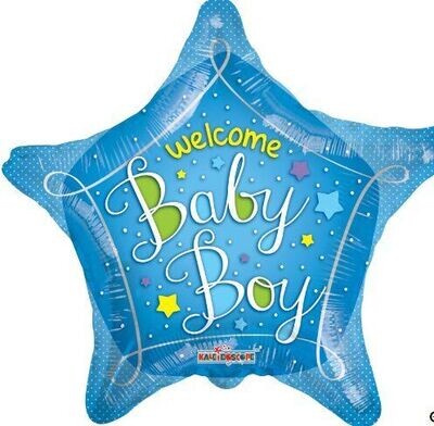 Welcome Baby blue star