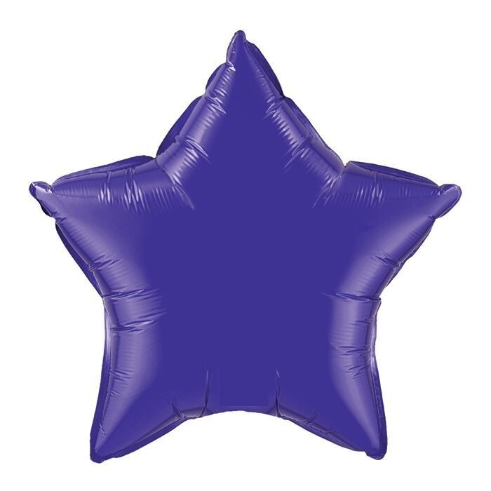 Purple Metallic Star Mylar