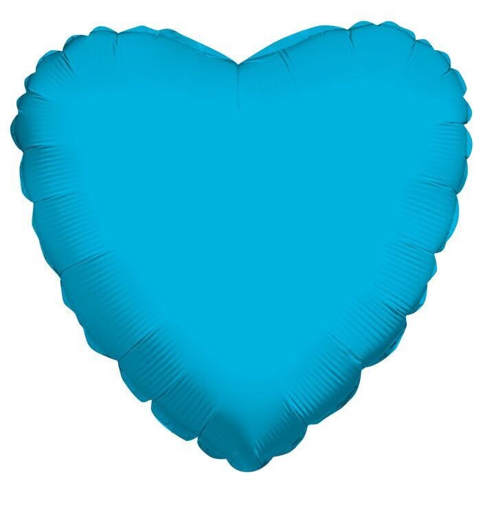 Solid Turquoise Heart