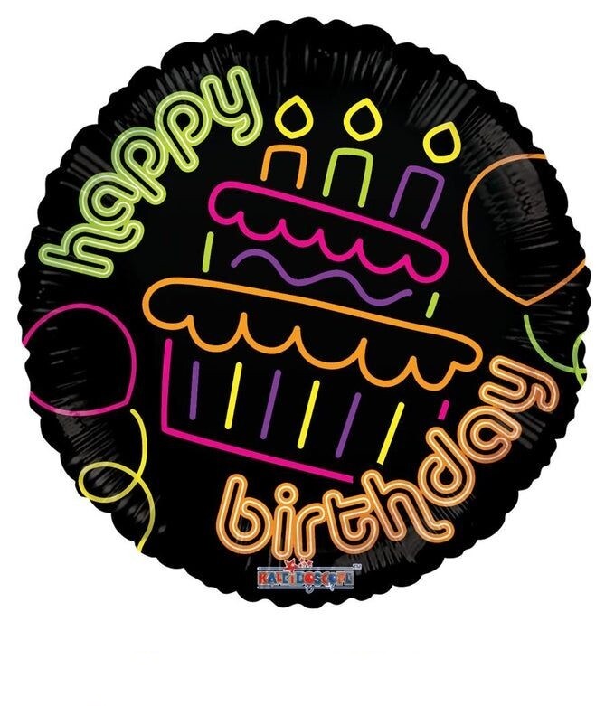 Happy Birthday Cupckae neon