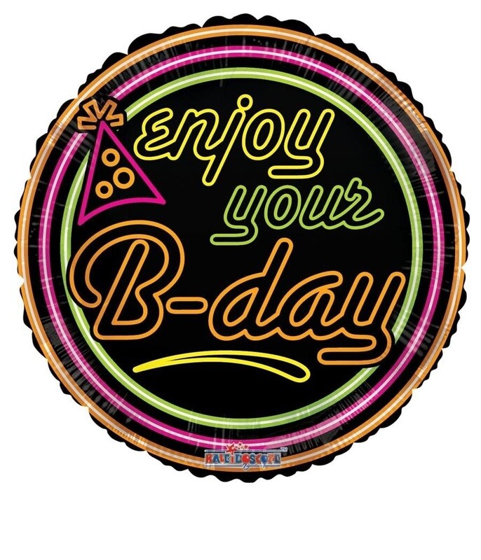 Enjoy your birthday neon