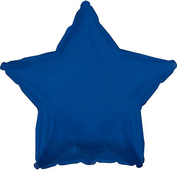 Navy Blue Mylar Star