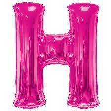 Letter H Fuchsia - 34in
