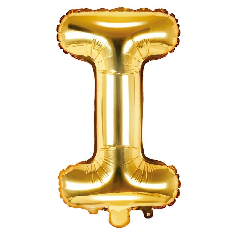 16" Silver Letter I