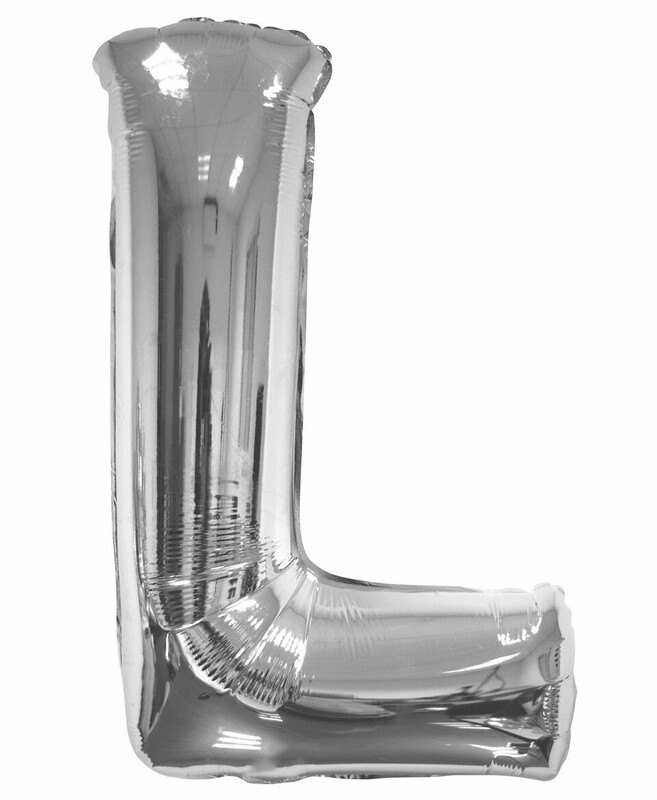 16" Silver Letter K
