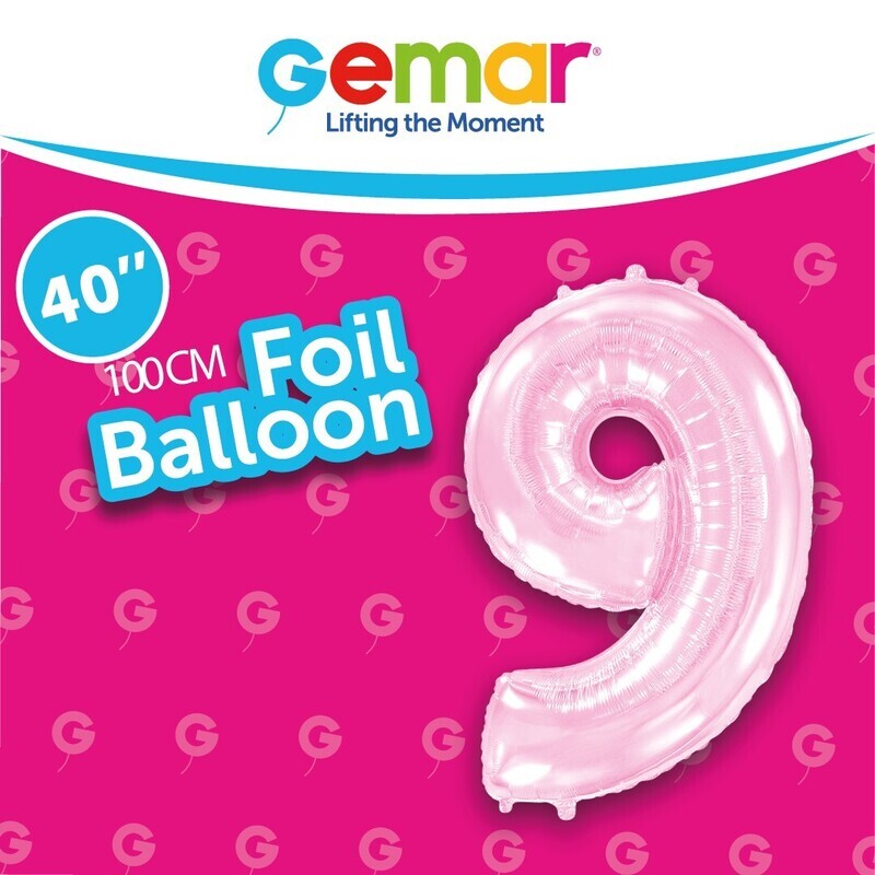 Gemar Number 9 Pastel Pink 170795 40"