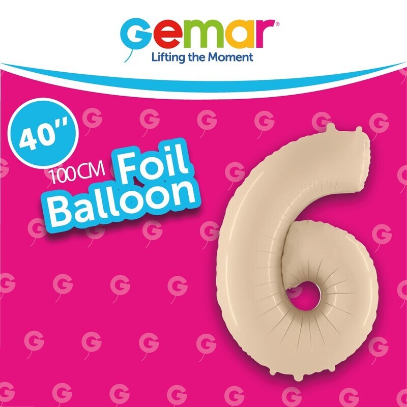 Gemar Number 6 Satin Cream 171068 40"