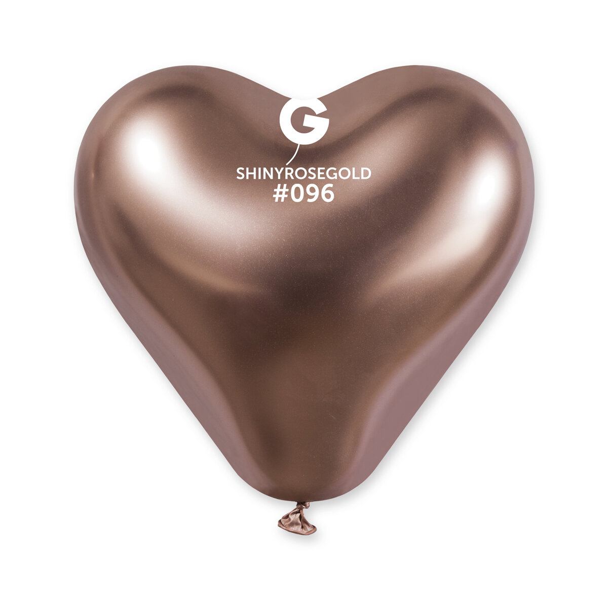 CRB120: #096 13in Gemar Shiny Rose Gold Latex Balloons - 25 pieces