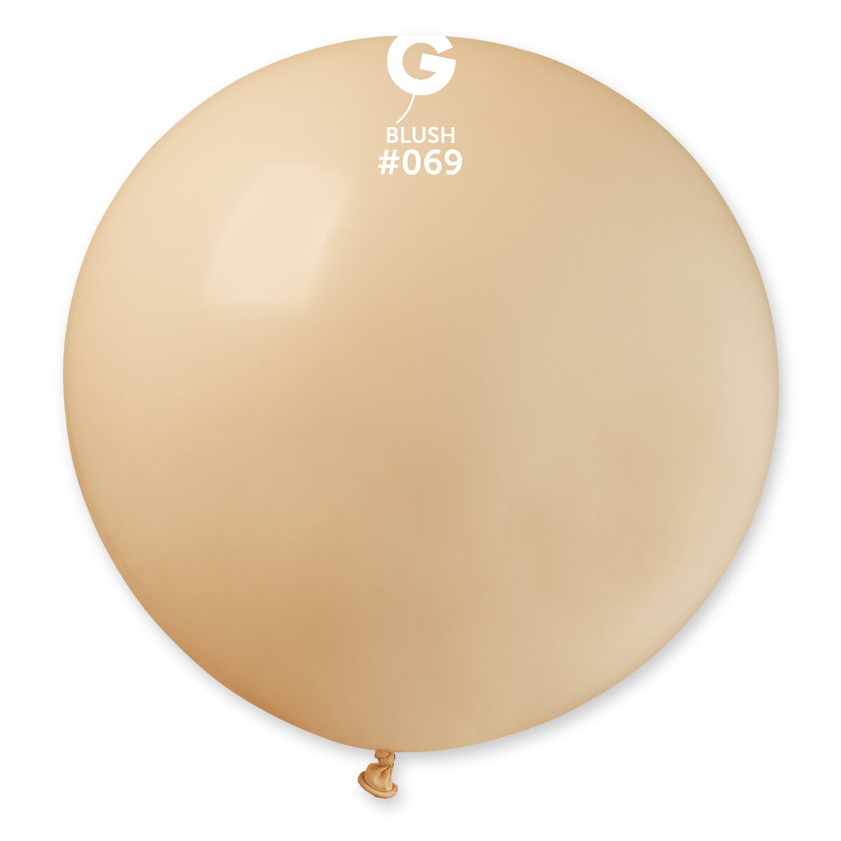 G30: #069 31in Gemar Standard Blush Latex Balloon - 1 piece