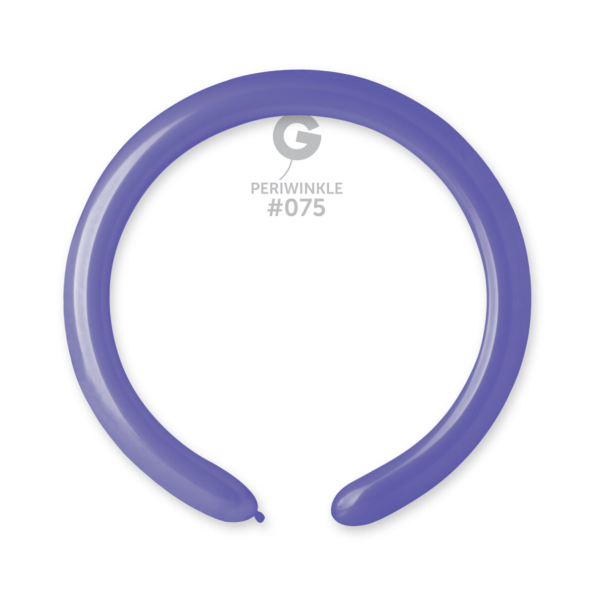 D4: #075 2in Gemar Standard Periwinkle Latex Balloons - 50 pieces
