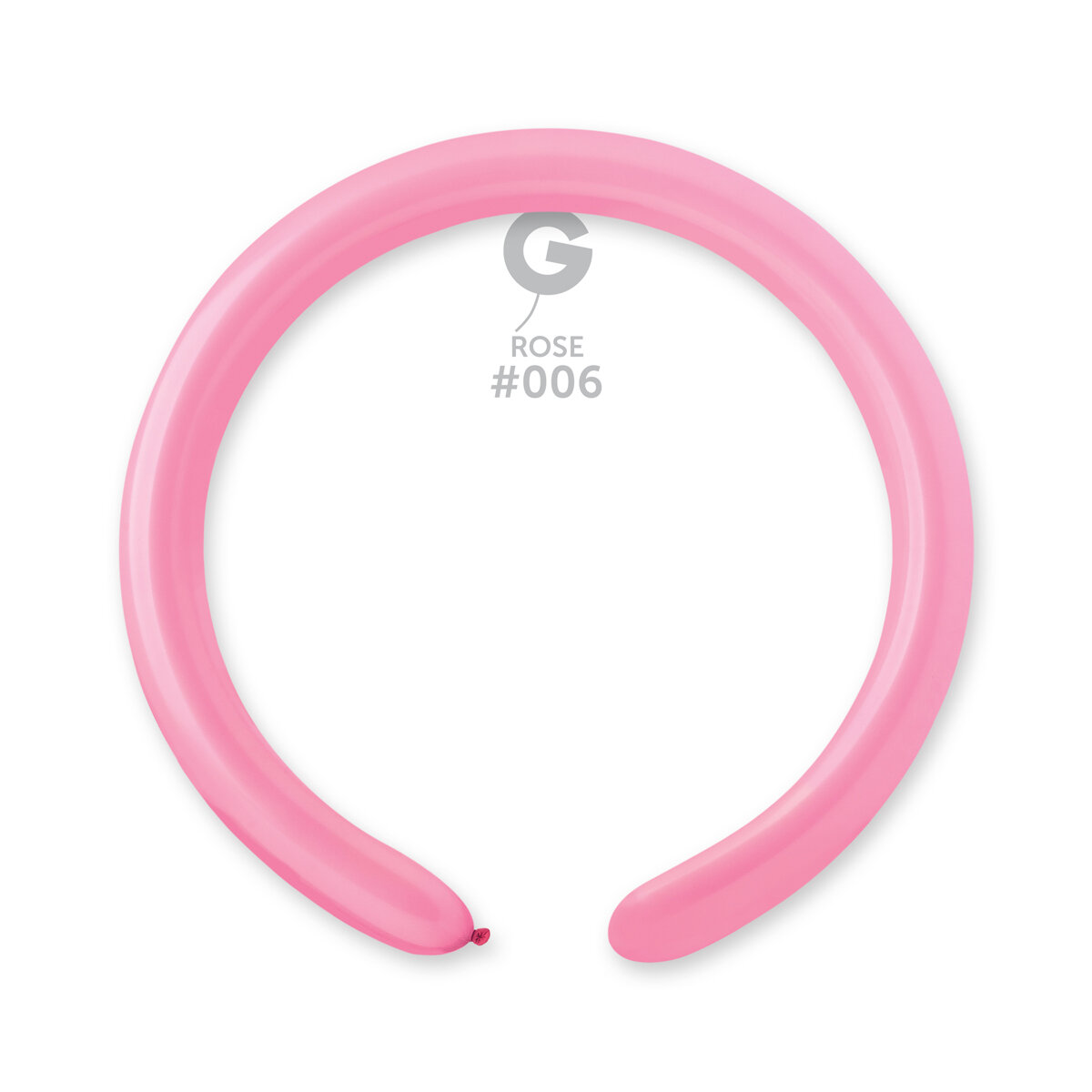 D4: #006 2in Gemar Standard Rose Latex Balloons - 50 pieces
