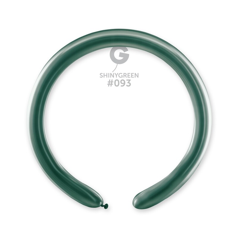 DB4: #093 2in Gemar Shiny Green Latex Balloons - 50 pieces