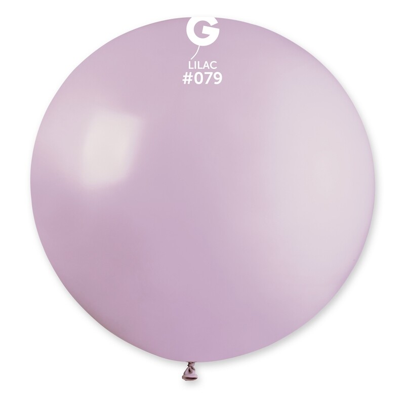 G30: #079 31in Gemar Standard Lilac Latex Balloon - 1 piece