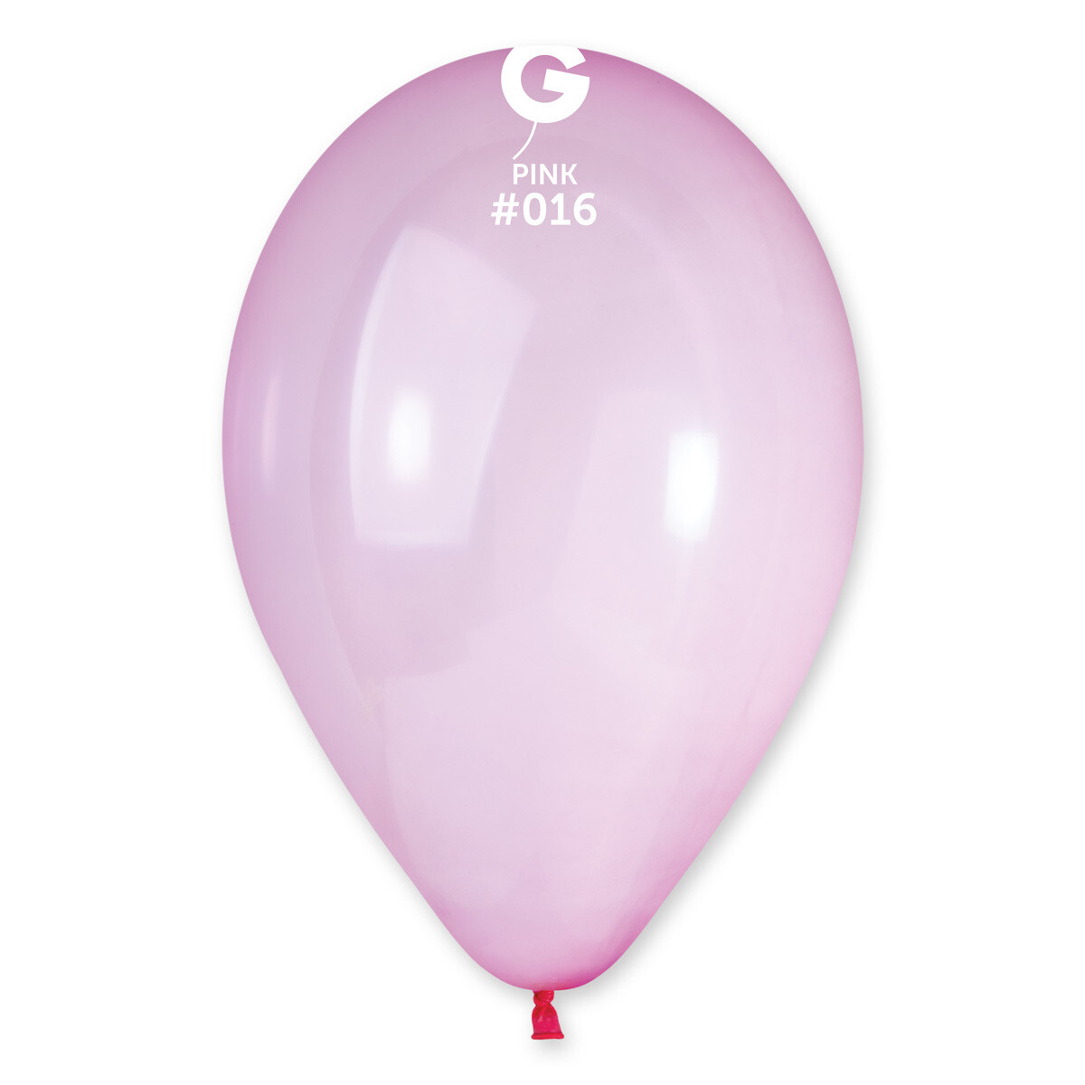 G120: #016 13in Gemar Crystal Pink Latex Balloons - 50 pieces