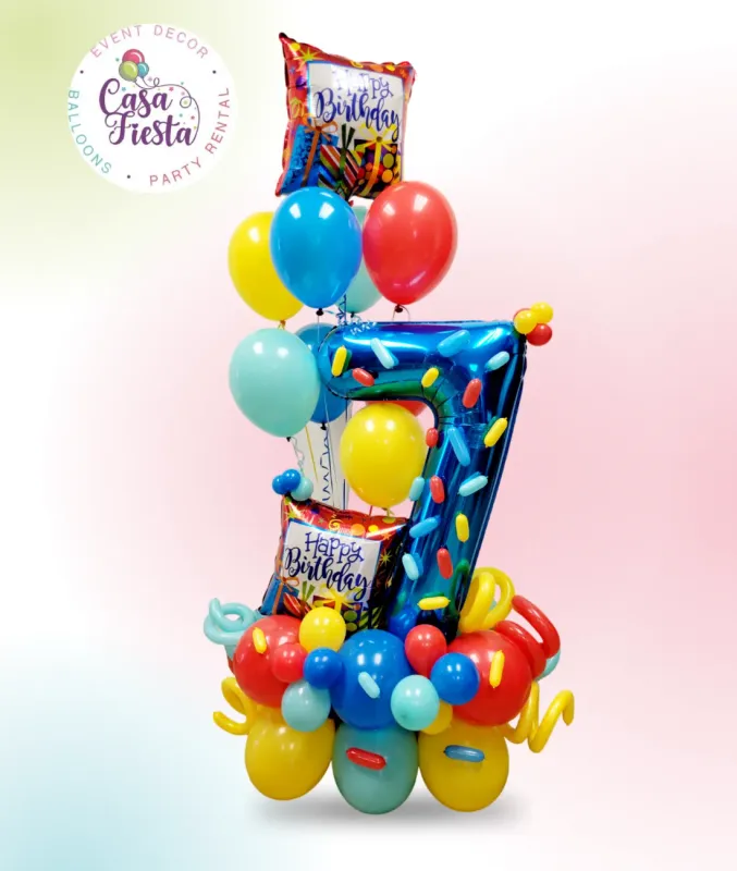 Sparkling Birthday Balloon Bouquet