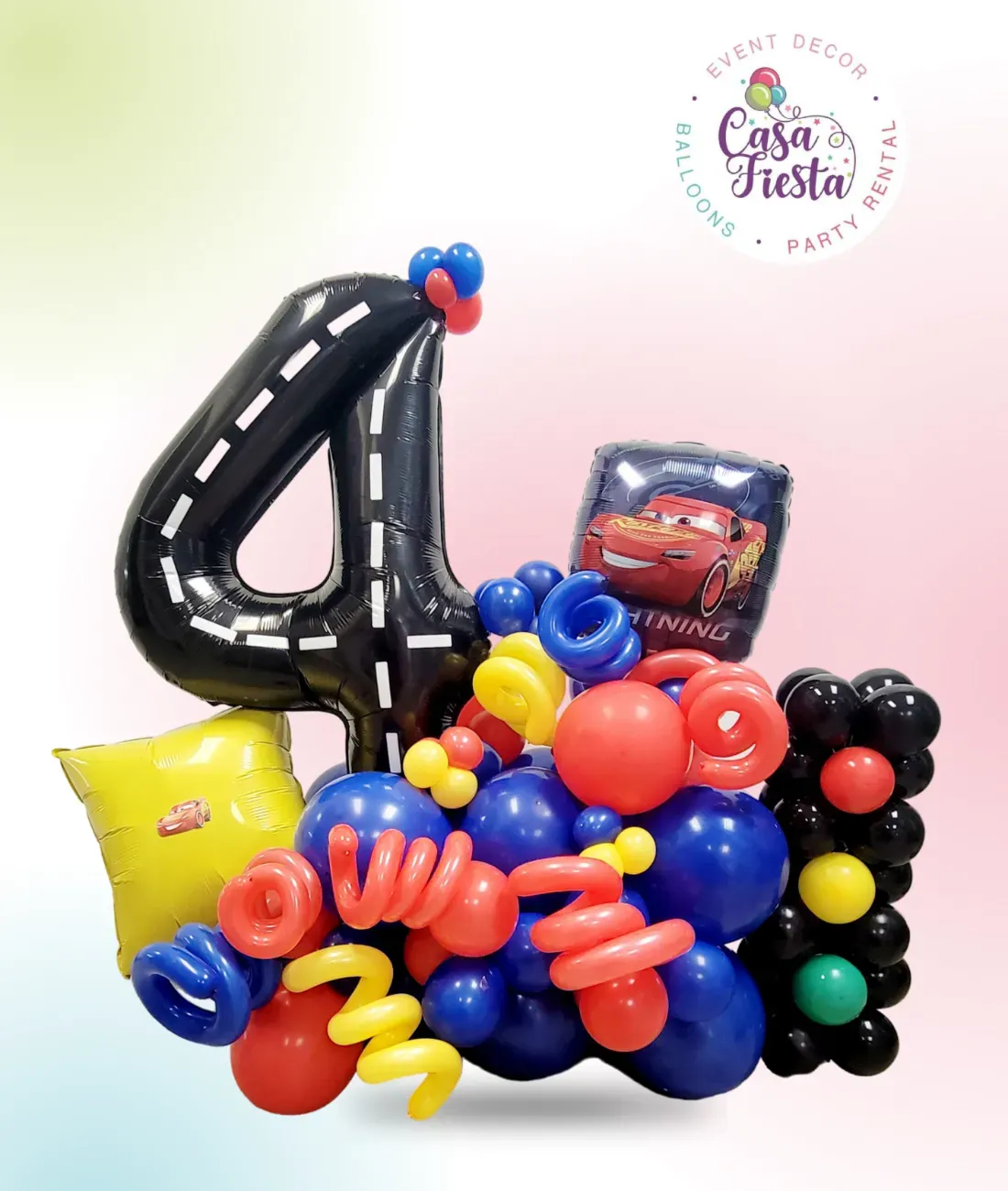 Cars Birthday Balloon Bouquet