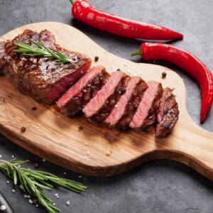 AAA Canadian Beef Striploin Steaks 8oz