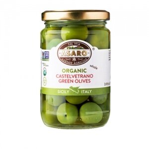 Asaro Whole Organic Castelvetrano Green Olives