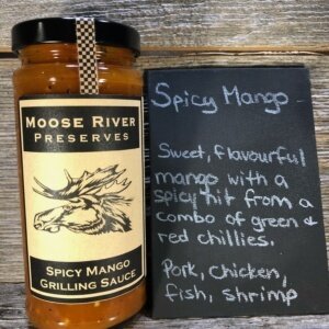 Moose River Preserves Spicy Mango Grilling Sauce