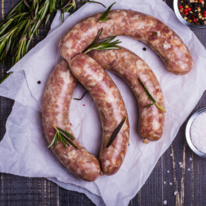 Poutine Sausage, Pork, Cheese Curds, Shredded Hash &amp; Gravy with Smoked Maple Seasoning Frozen 6oz
