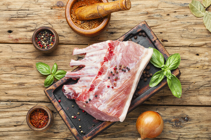 Wild Boar Rack Fr Style 4 bone
