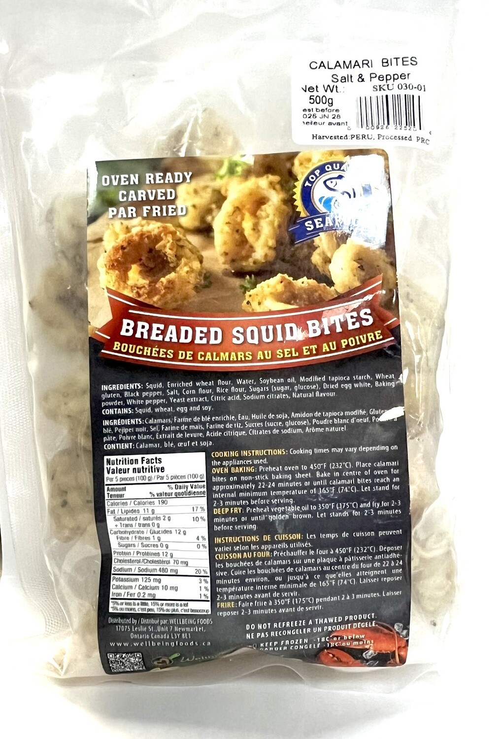 Breaded Squid Bites
