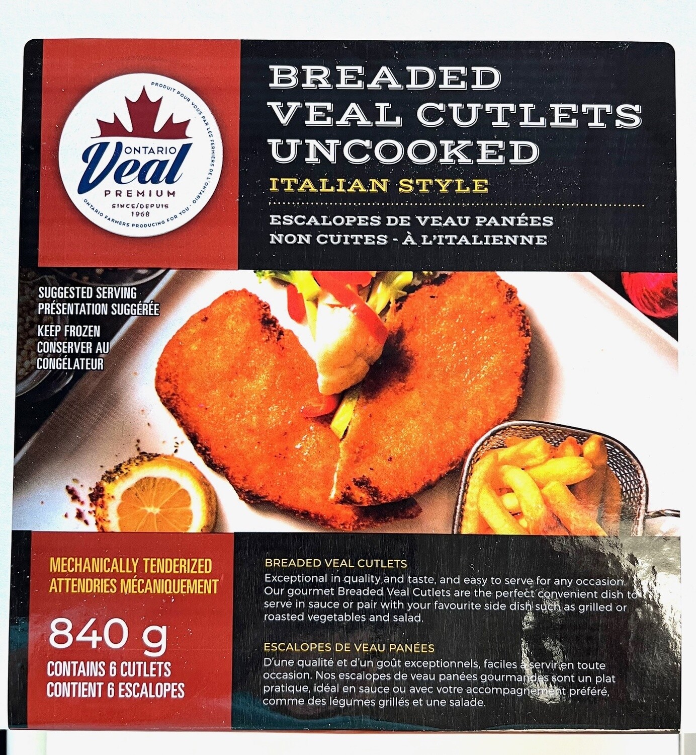 Breaded Veal Cutlets