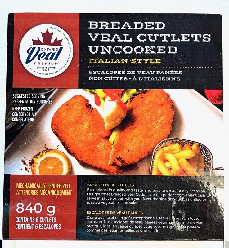 Breaded Veal Cutlets