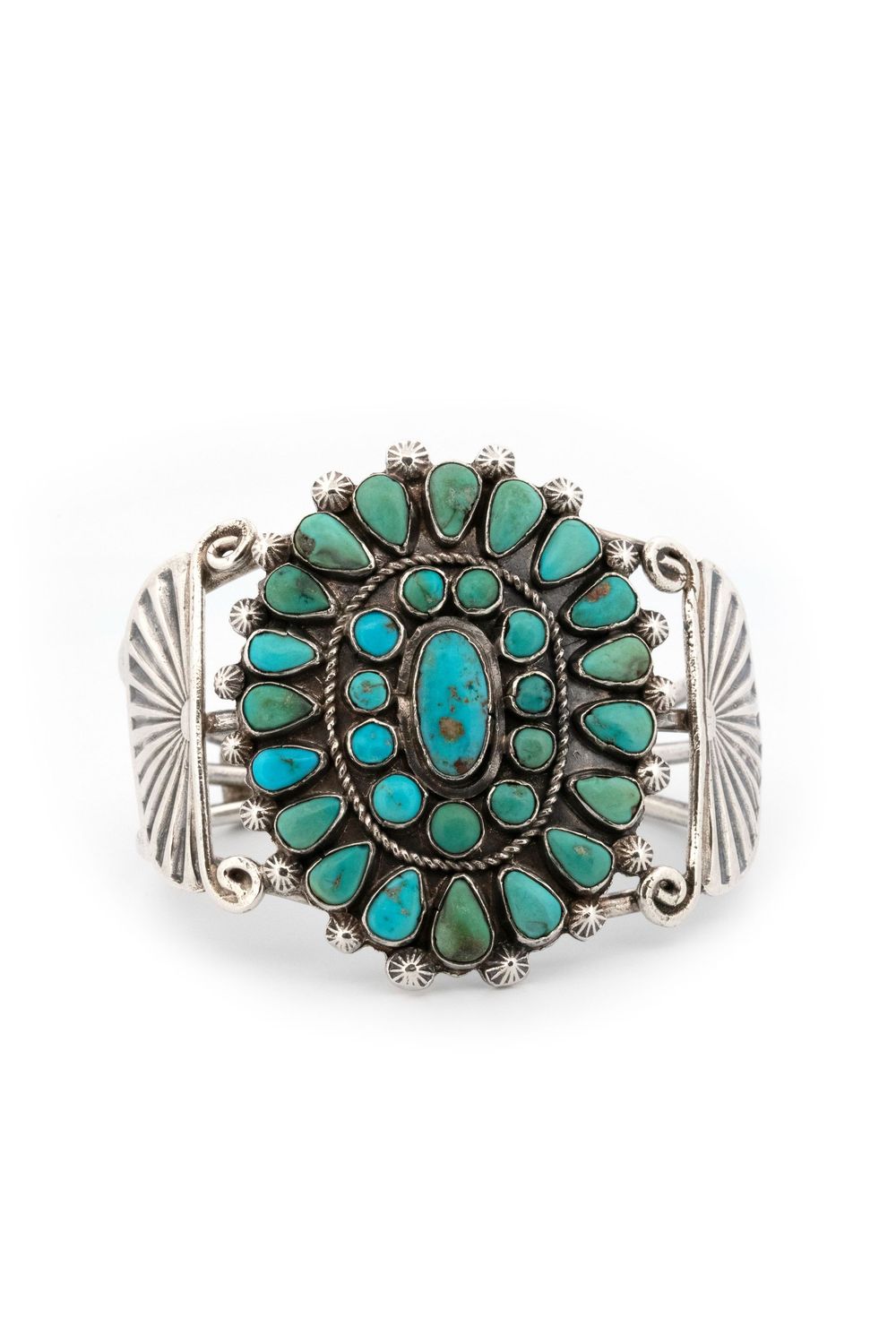 Sterling Silver Petit Point Bracelet