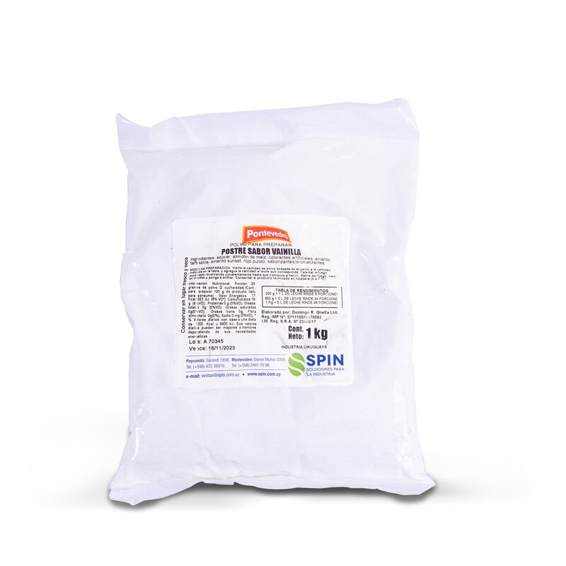 Postre sabor Vainilla 1 kg