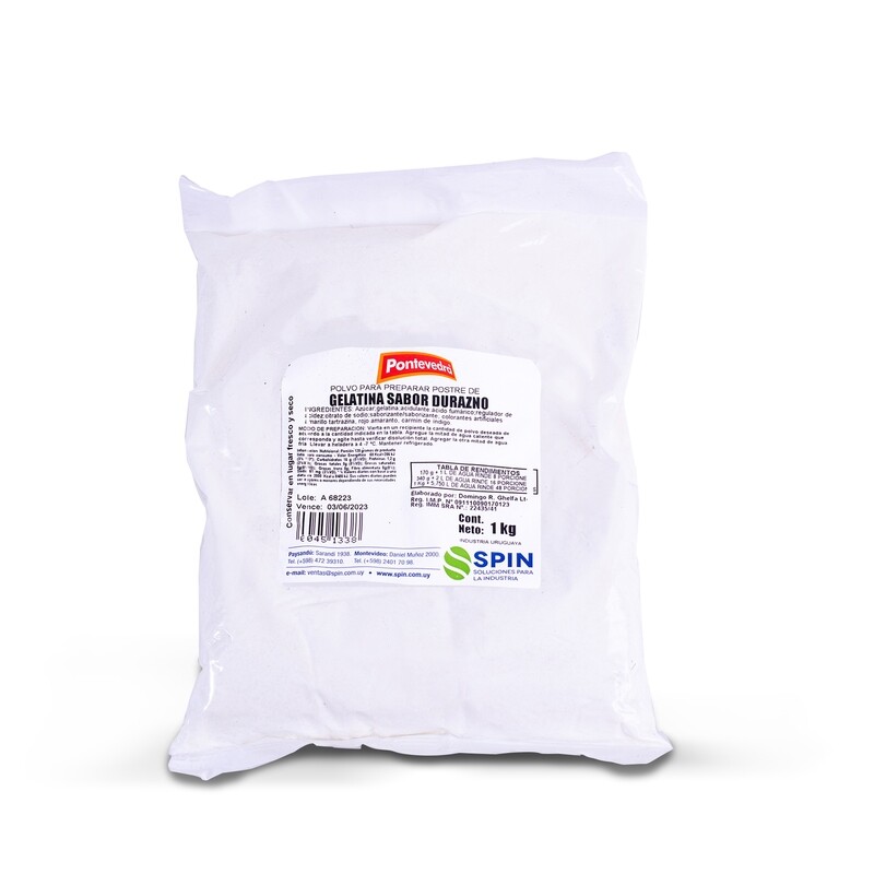 Gelatina de Durazno 1 kg