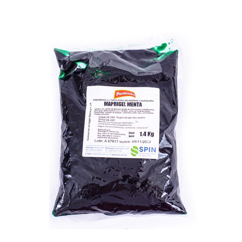 Sabor en pasta Maprigel Menta (10 x 1,4 Kg)
