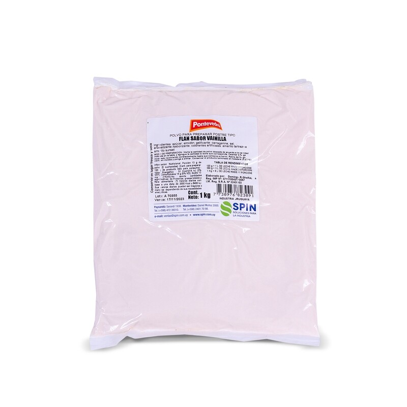 Flan de Vainilla 5 kg