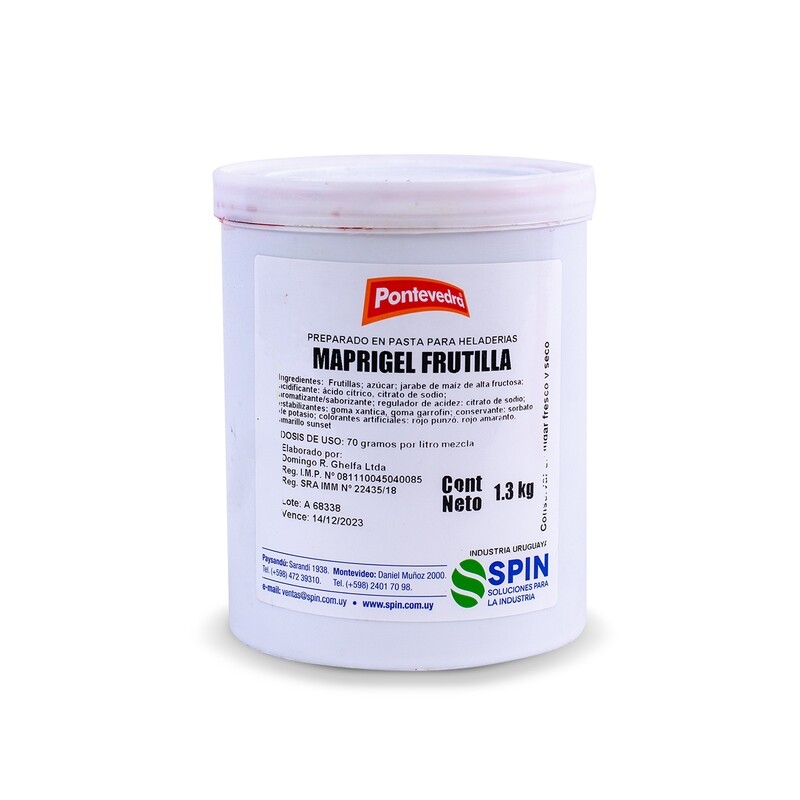 Sabor en pasta Maprigel Frutilla  ( 1,3 Kg)