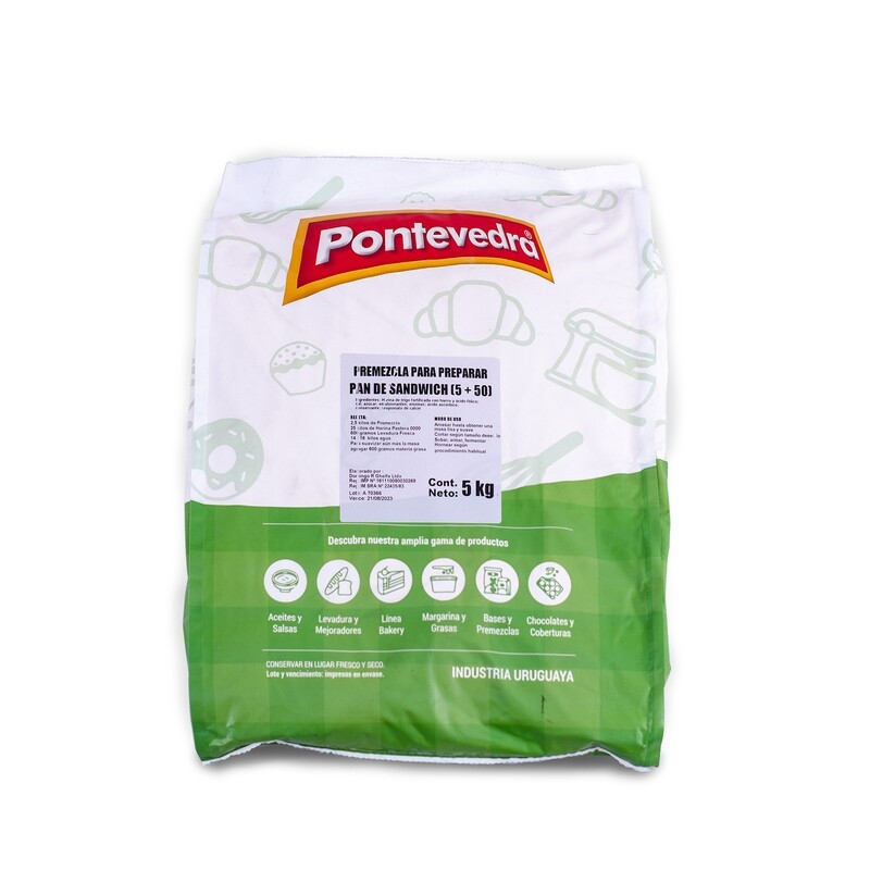 Nucleo de Pan de Sandwich al 10% 5 kg