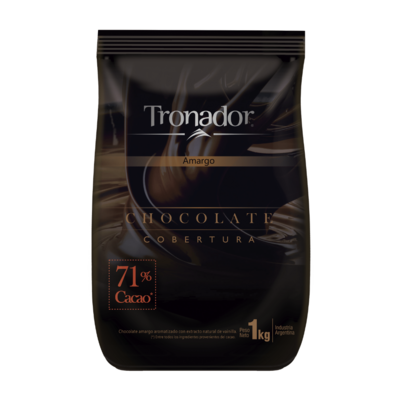 Chocolate Tronador 71% Semi Amargo ( 1 Kg)