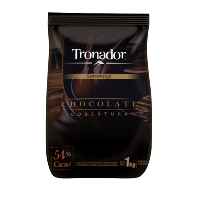 Chocolate Tronador 54% Semi Amargo (1 Kg)