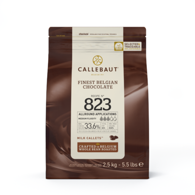 Chocolate con Leche Callebaut 33,6% - 823  (2,5 Kg)