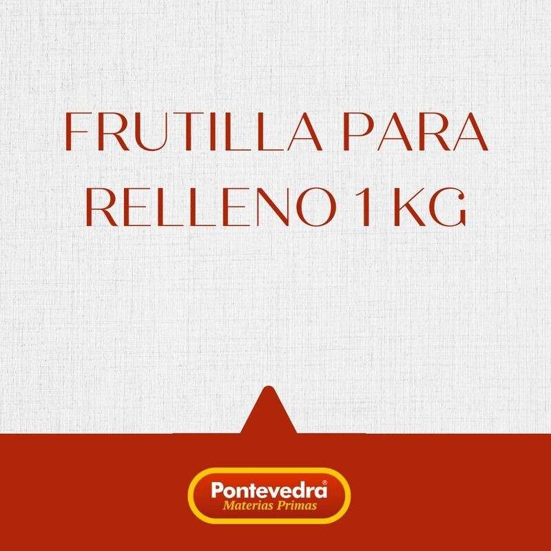 Relleno de frutilla en cubos