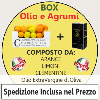 BOX OLIO E AGRUMI: Olio - Arance - Limoni - Clementine