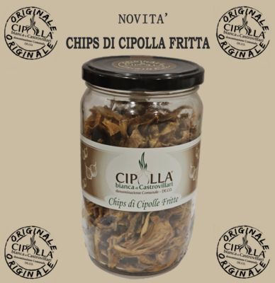 CHIPS DI CIPOLLA FRITTE