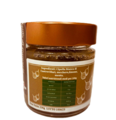 Conserva - CIPOLLA  LIMONE E MENTA - 200g