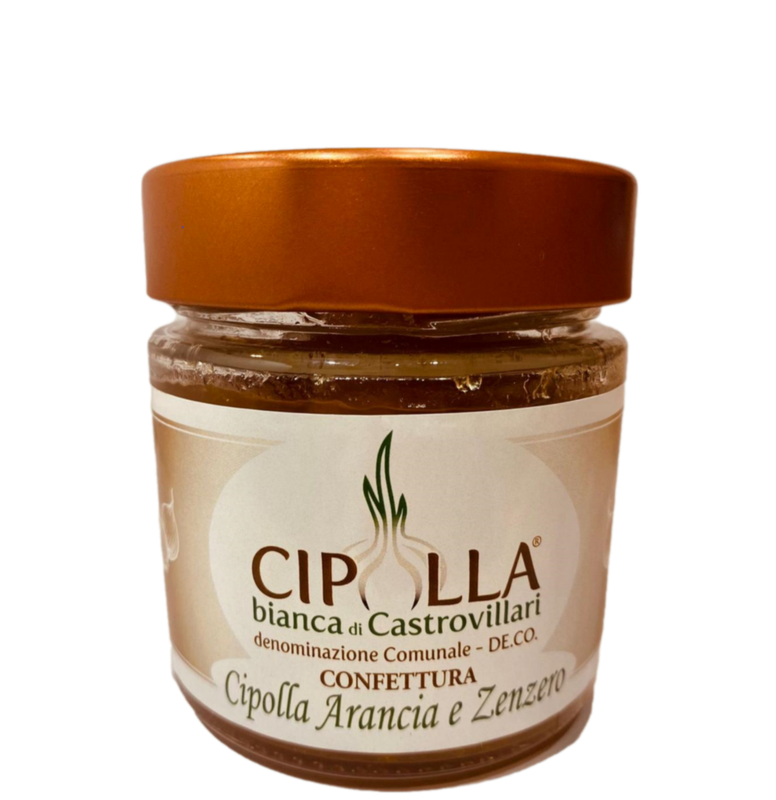 Conserva - CIPOLLA ARANCIA E ZENZERO Conserva - CIPOLLA ARANCIA E ZENZERO
