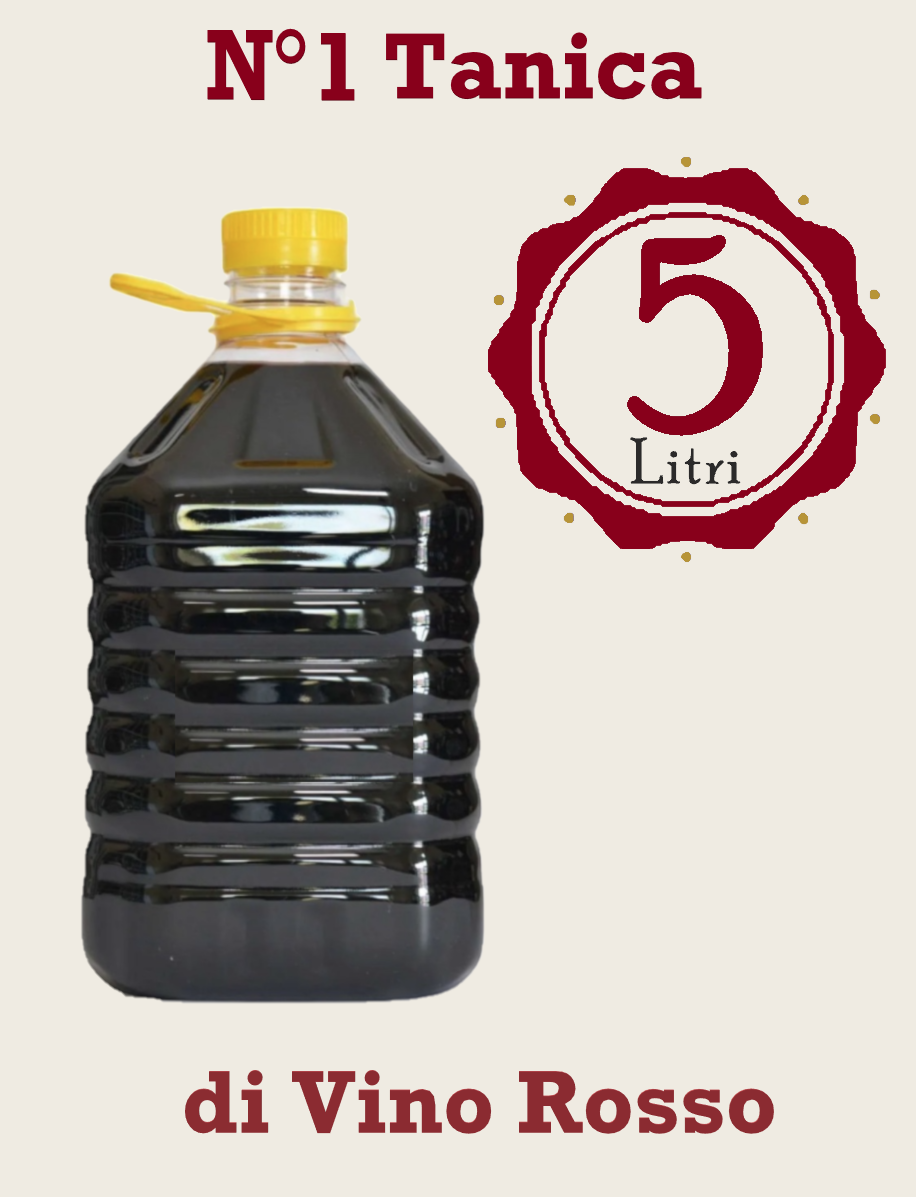 Vino Cirò Rosso - 5 Lt, Quantità: 1 Tanica  - 5 Litri