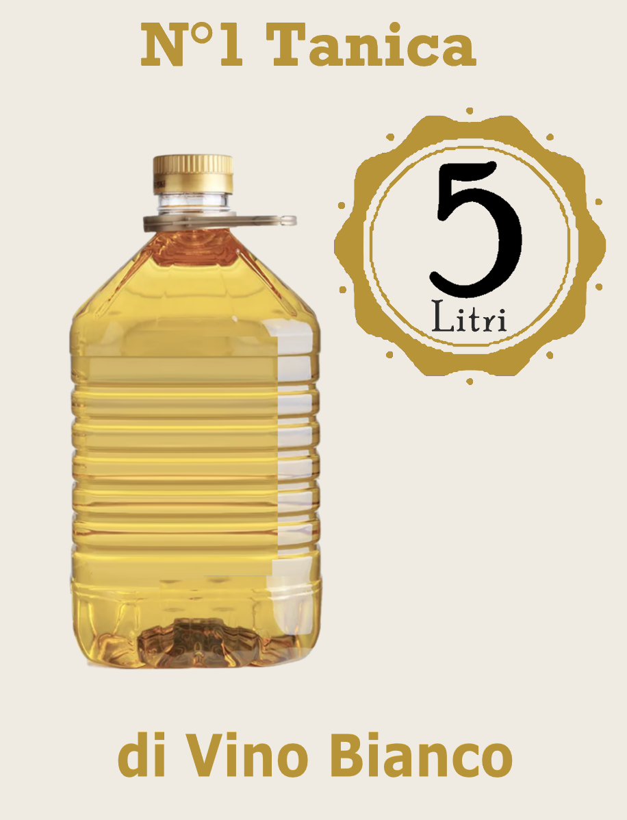 Vino Cirò Bianco - 5 Lt, Quantità: 1 Tanica  - 5 Litri