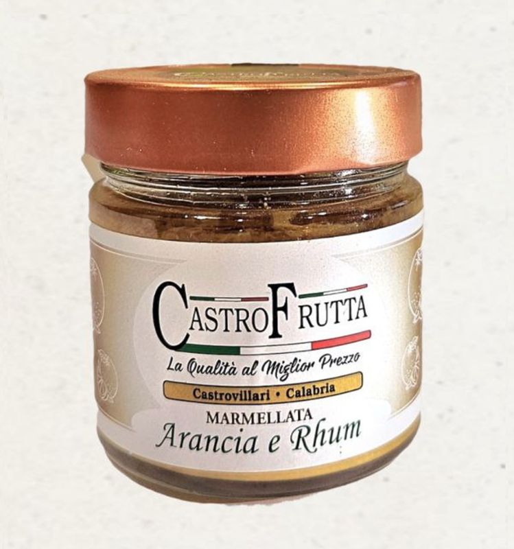 MARMELLATA ARANCE E RHUM - Prodotti Tipici Calabresi CASTROFRUTTA SAS