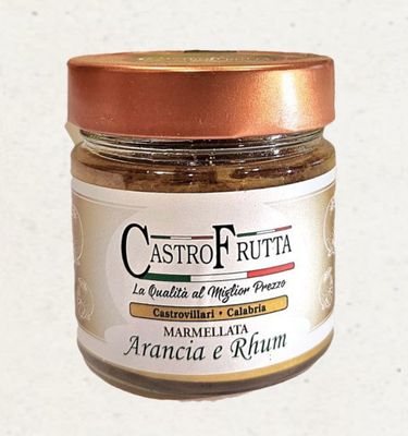MARMELLATA ARANCE E RHUM - Prodotti Tipici Calabresi CASTROFRUTTA SAS